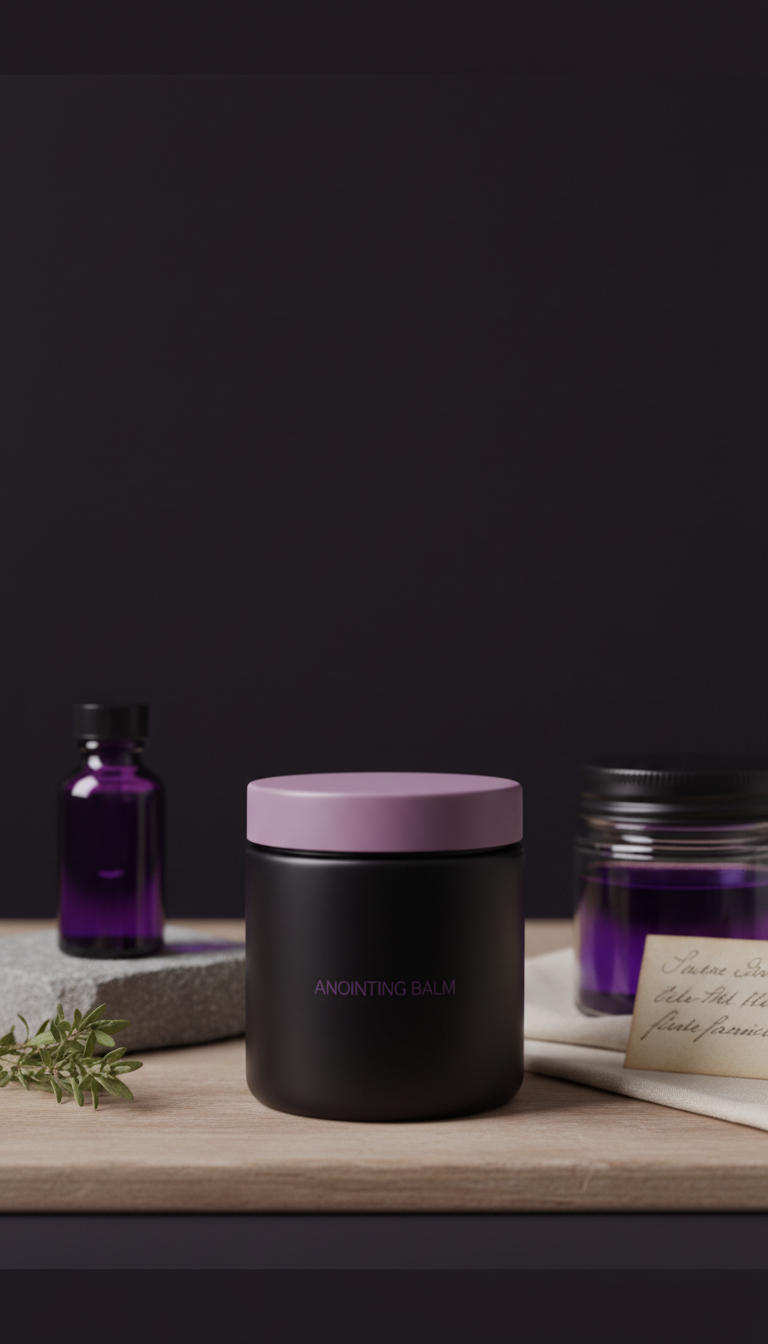 Potion violet botanical anointing balm